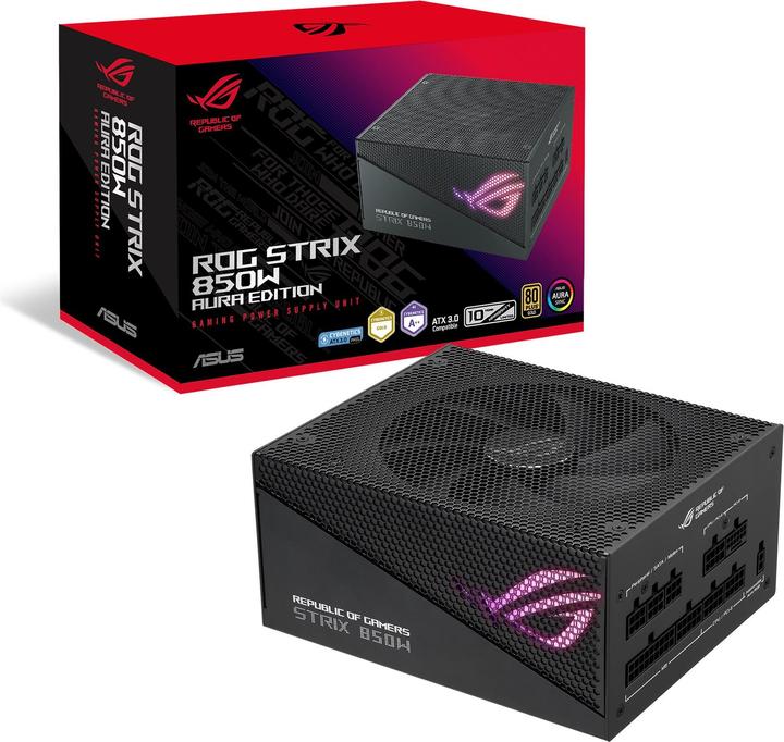 Actual product image ASUS PSU ROG STRIX 850W Gold Aura Edition (850 W)