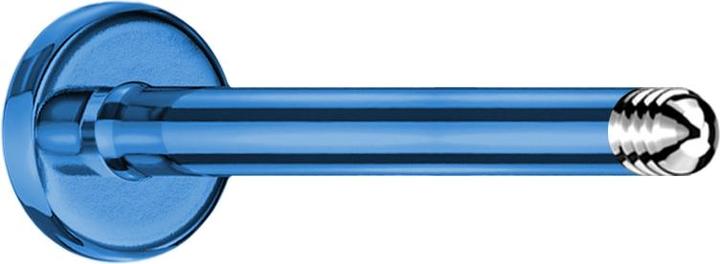 Star Piercing Micro Labret-Stab dunkelblau (ohne Messing, Titan G23)