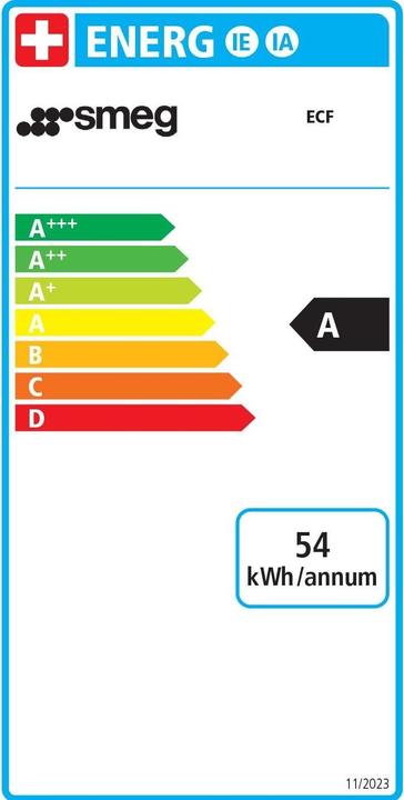 Energy Label Smeg ECF02WHEU (EU plug)