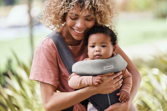 Image du produit BabyBjörn Bavoirs Move et Mini, lot de 2,Jersey gris clair
