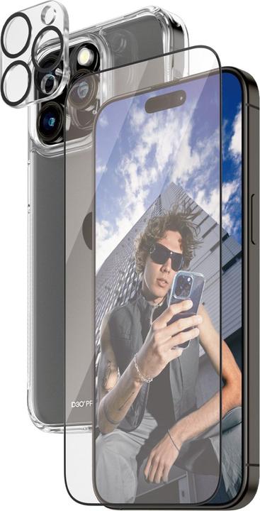 Actual product image PanzerGlass 3-in-1 pack (1 Piece, Apple iPhone 15 Pro Max)