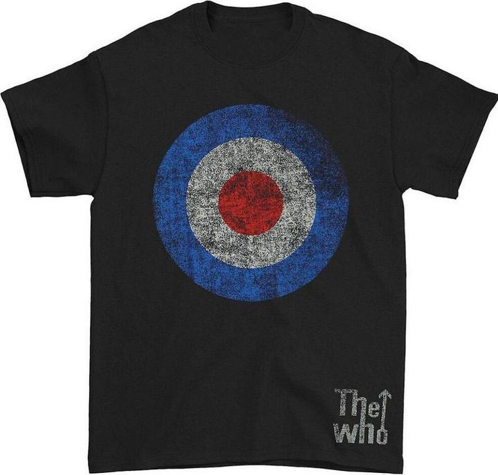 Produktbild The Who Unisex Adult Target Distressed Cotton T-Shirt (S)