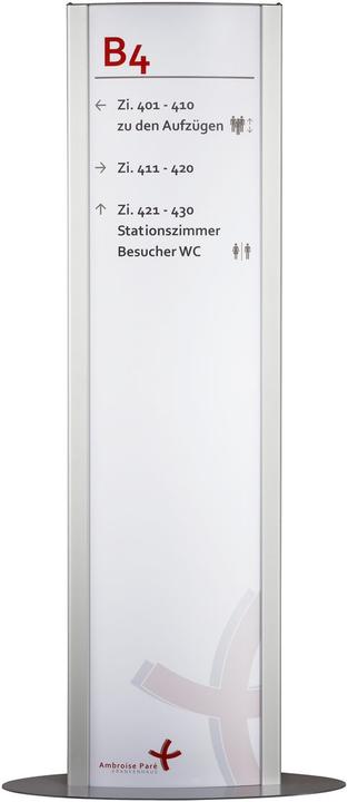Produktbild Moedel FRANKFURT™ Innenaufsteller, HxB 1800 x 500 mm, Sichtformat, HxB 1800 x 420 mm (A3)