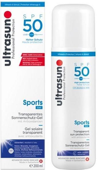 Image du produit Ultrasun Gel pour le sport (Crème solaire, SPF 50, 200 ml, 231 g)