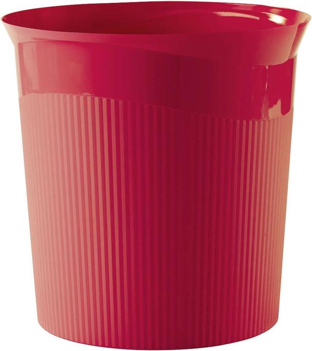 Image du produit Han Corbeille à papier Re-LOOP, 13 litres, rouge 13 litres, 100 % éco-plastique recyclé (13 l)
