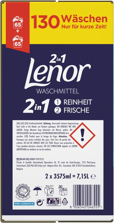 Image du produit Lenor Fraîcheur D'Avril (130 Cycles de lavage, Liquide)