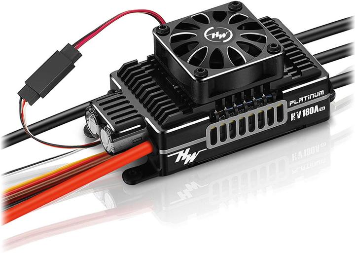 Immagine prodotto Hobbywing Regolatore HV Platinum Pro 180A V5 6-14s, 10 A BEC
