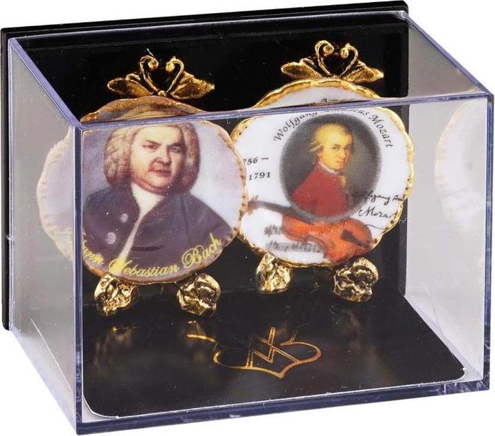 Actual product image Reutter 001.400/0 - Wall Plates "Mozart/Bach", miniature