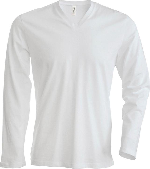 Produktbild Kariban TShirt Slim Fit Langarm VAusschnitt (M)