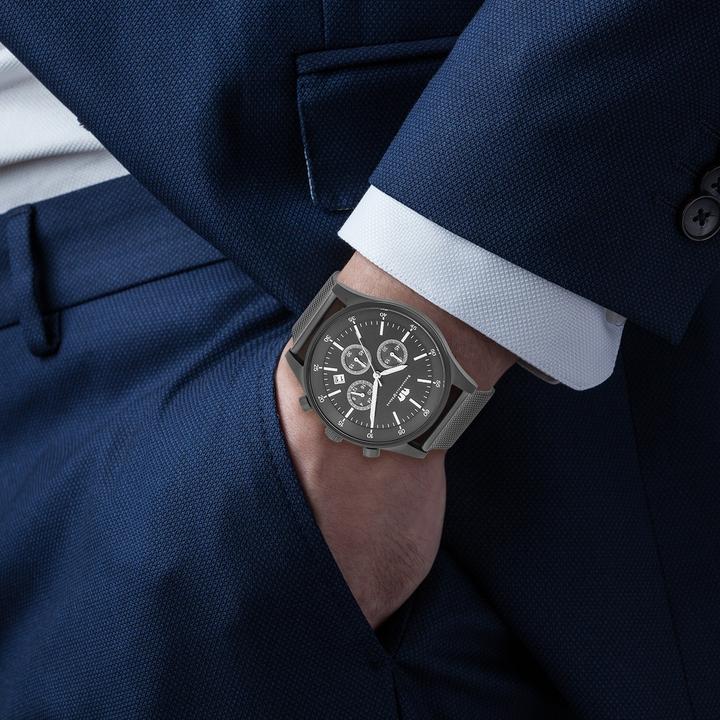 Immagine prodotto Cronografo da uomo Goodwill in acciaio inossidabile grigio - 26525 (Cronografo, 43 mm)