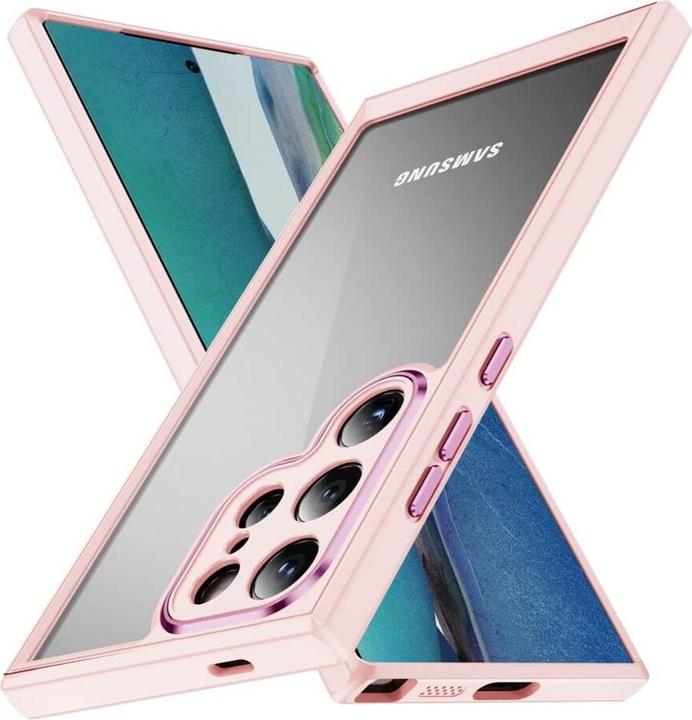 Produktbild Cover-Discount Hülle mit Kameraschutz rosa (Samsung Galaxy S24 Ultra)