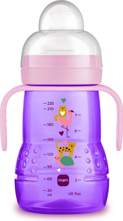 Produktbild MAM Trainer Flasche mit Griff (220 ml)