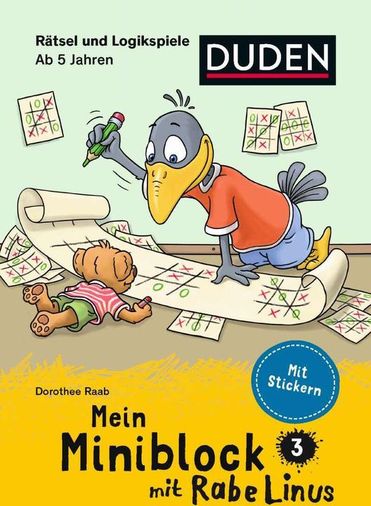 Mein Miniblock mit Rabe Linus - Rätsel und Logikspiele (Allemand, Dorothée Raab, Stefan Leuchtenberg, 2021)