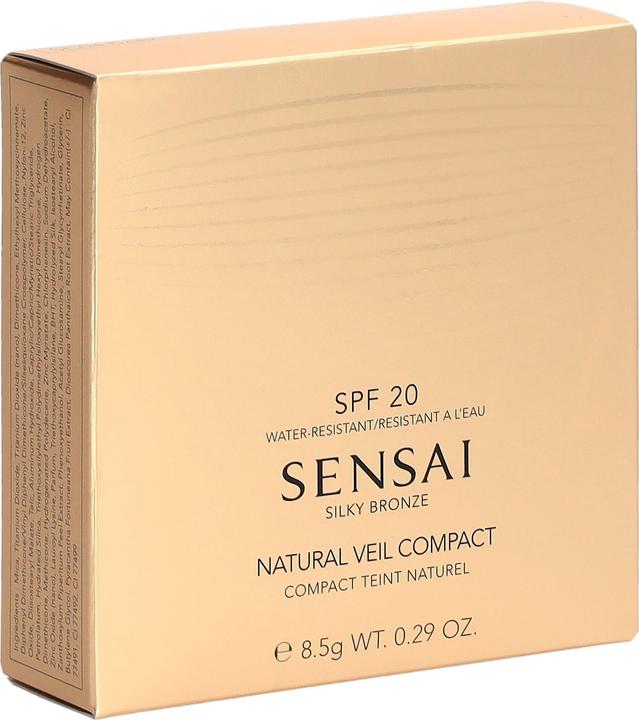 Actual product image Sensai Silky Bronze Natural Veil Compact (SC04 Foncé)