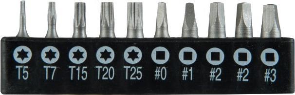 Immagine prodotto Black & Decker Set di cacciaviti (Pin-torx, 4 bordi (Robertson)