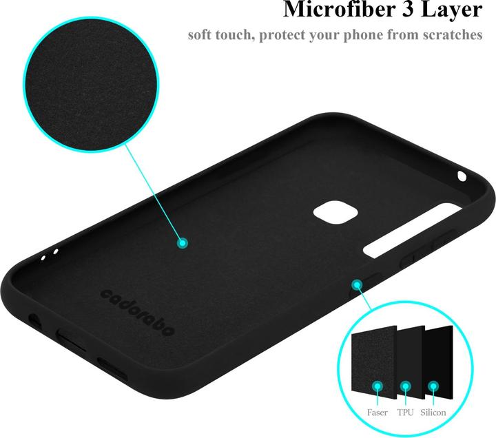 Actual product image Cadorabo TPU Liquid Silicone Case Cover for Samsung Galaxy A9 2018 (Samsung Galaxy A9 (2018))