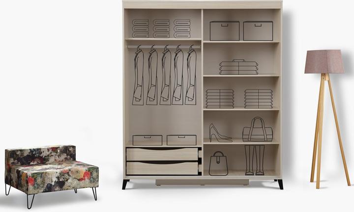 Image du produit Hanah Home Aydin (180 x 60 x 216 cm)