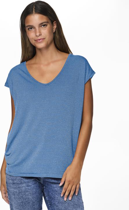 Actual product image Pieces Pcbillo Tee Lurex Stripes Noos Bc (XL)