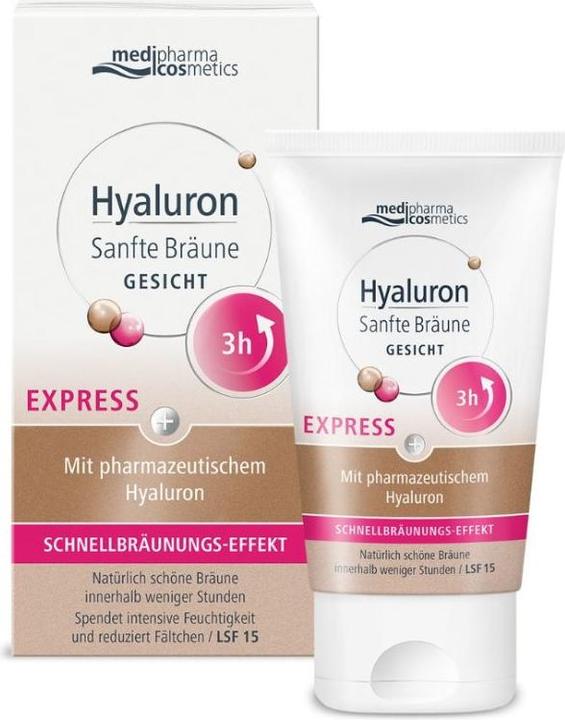 Actual product image Medipharma cosmetics Hyaluron Gentle Tan Face, 30 ml Cream (30 ml, 24h cream)