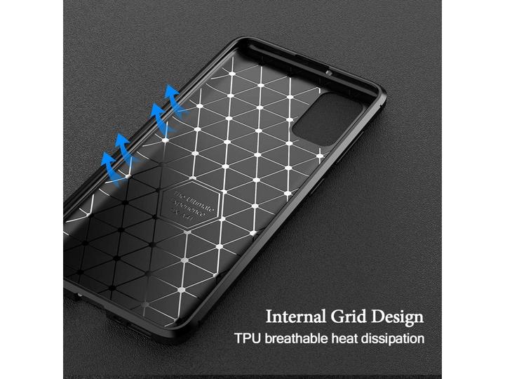 Image du produit Screenguard Oppo A52 / A72 Housse Design en carbone TPU Case (Oppo A52)