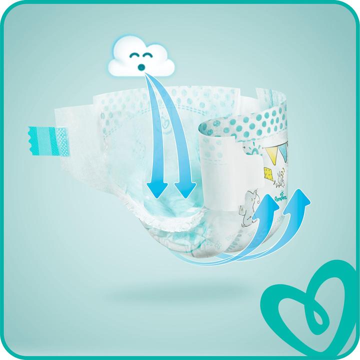 Immagine prodotto Pampers Baby-Dry (Dimensione 6, Pacco mensile, 124 Pezzo/i)