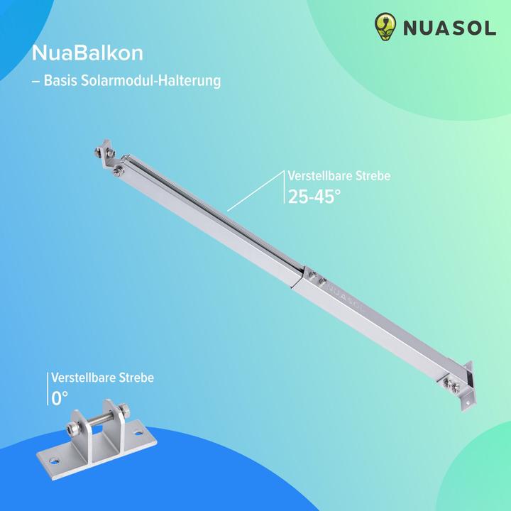 Immagine prodotto Nuasol Staffa per ringhiera del balcone