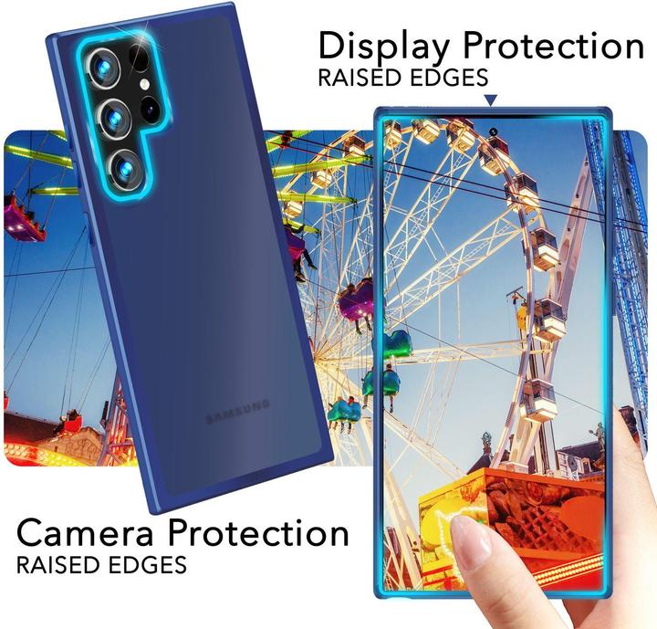 Immagine prodotto Nalia Copertura ibrida semitrasparente con cornice protettiva (Samsung Galaxy S24 Ultra)