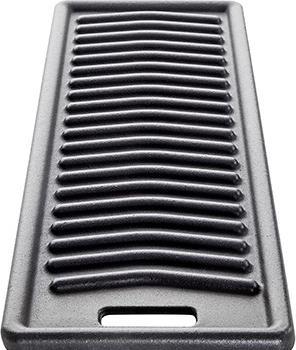 Actual product image All'Grill Cast iron grill plate narrow -15x46cm- for model CHEF S