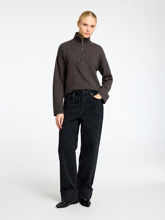 Image du produit Selected Femme Pull demi-zip en tricot (S)