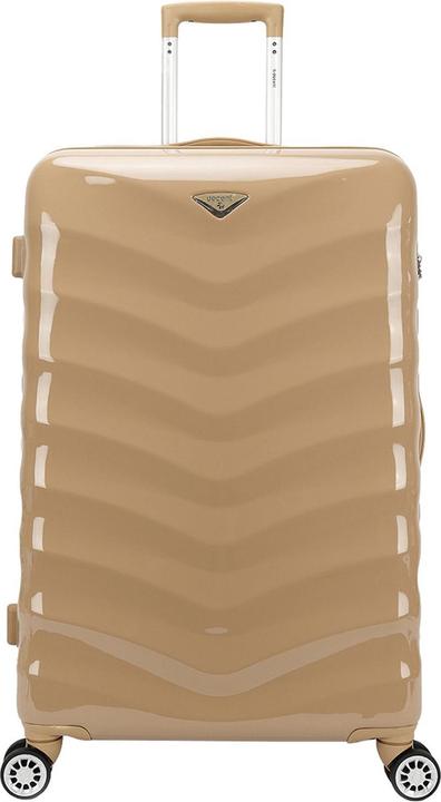 Actual product image Decent hard suitcase / trolley / travel suitcase - 77 cm (extra large) - Exclusiveage - Beige