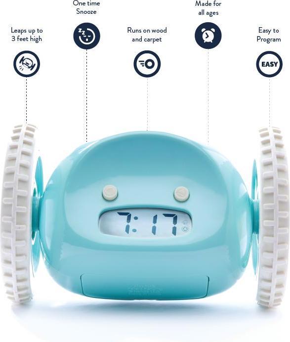 Actual product image Clocky the fleeing alarm clock