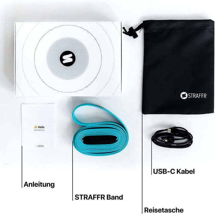 Actual product image Straffr The smart fitness band, Red (0.16 m, Strong)