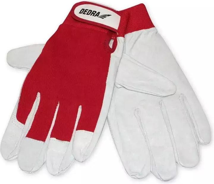 Produktbild Dedra Protective Gloves Whole Grain Pork Red Size 10 (BH1010R10R) (10)