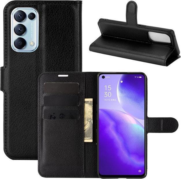 Produktbild MU Classic Litchi Leder Bookcover Series (Oppo Find X3 Lite)