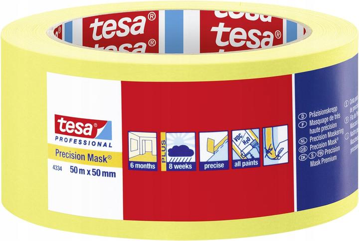 Actual product image tesa 04334 Precision tape for cutting Col. 50 m x 9 mm (9 mm)