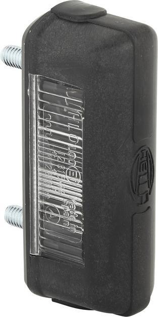 Produktbild Hella Kennzeichenleuchte Halogen Anbau für JOHN DEERE FENDT LIEBHERR MAN VDL