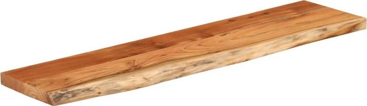 Produktbild VidaXL Wandregal Rechteckig Baumkante Hängeregal Büro Regal Massivholz Akazie (20 x 2.5 x 2.5 cm)