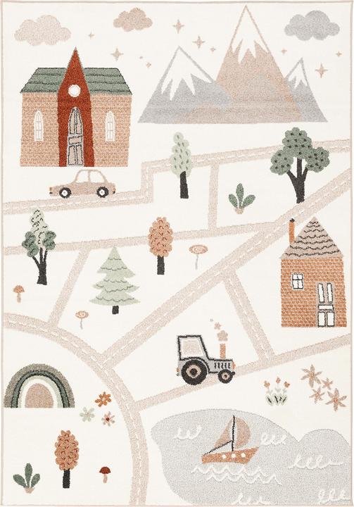 Produktbild Pergamon Kinder Teppich Softstar Kids Little City (80 x 150 cm)