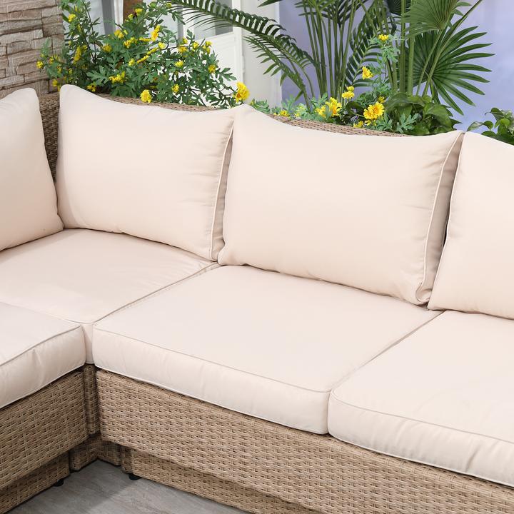 Immagine prodotto Outsunny Set da salotto di lusso in polyrattan