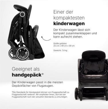 Productafbeelding Hamilton by yoop S2 Black - Lichtgewicht buggy - MagicFold™ Technologie