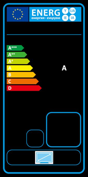 Label énergétique Sony KD75XH9005 (75", LCD, 4K, 2020)