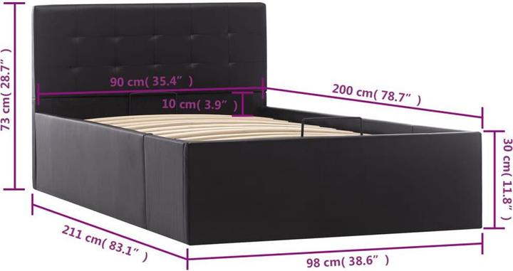 Immagine prodotto VidaXL Bine (90 x 200 cm)