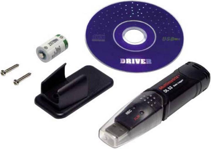 Immagine prodotto Multimetrix Registratore di dati di umidità dell'aria DL 53 USB Logger di temperatura e umidità dell'aria