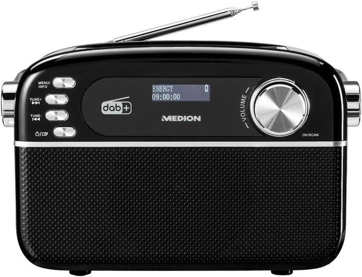 Actual product image Medion DAB+ Radio LIFE E66809 Black (DAB+, FM, Bluetooth)