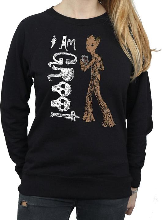 Image du produit - Sweat AVENGERS INFINITY WAR AM TEENAGE GROOT - Femme (S)