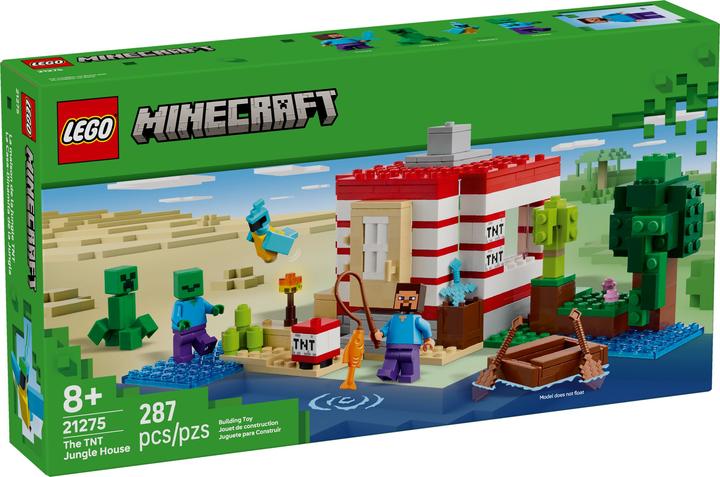 Produktbild LEGO Das TNT-Dschungelhaus (21275, LEGO Minecraft)