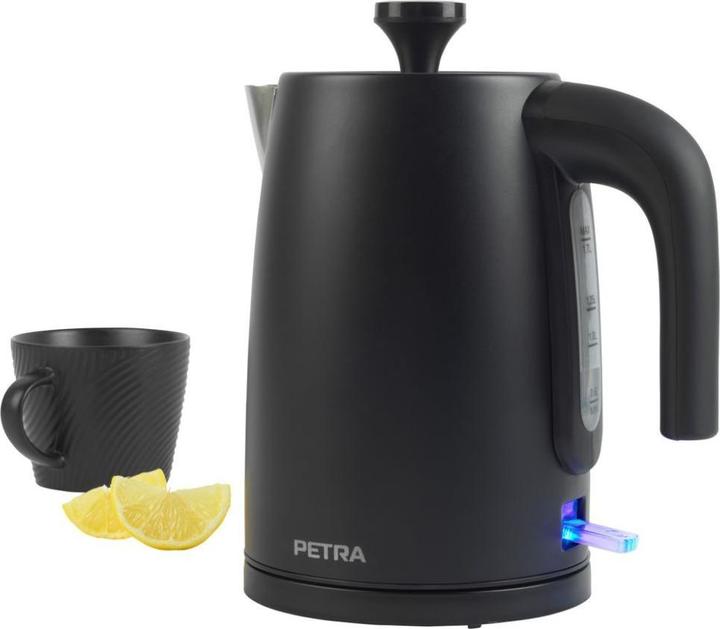 Actual product image Petra PT5632MBLKVDE 3KW Kettle matte black (1.70 l)