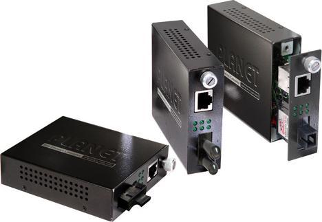 Image du produit Planet Convertisseur de média intelligent - monomode 50KM 10/100Base-TX vers 100Base-FX (SC)