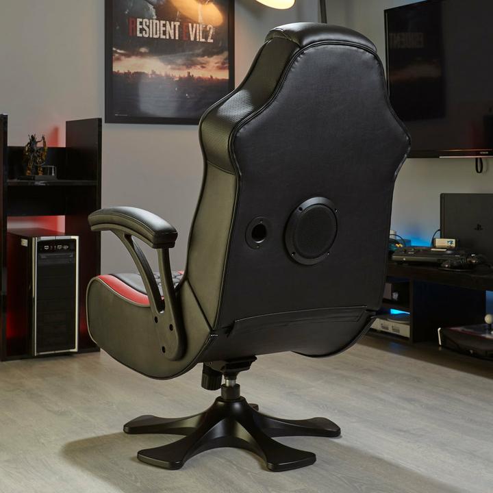 Actual product image X Rocker Chaise de jeu Evora 2.1 audio sans-fil Noire/Rouge
