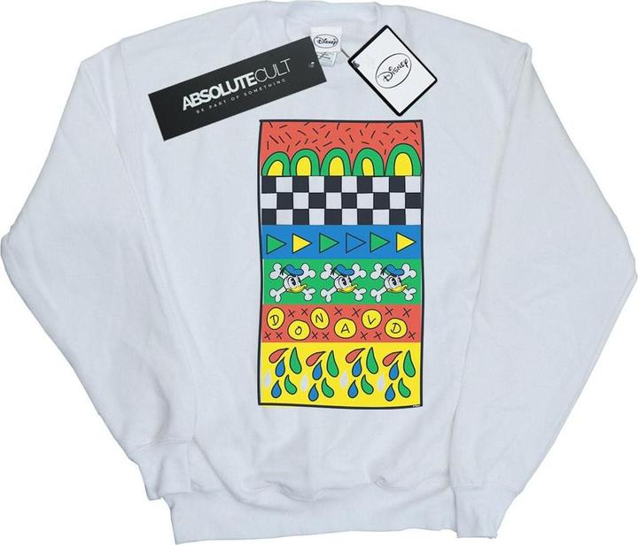 Produktbild Disney Donald Duck Vintage Pattern Sweatshirt Mädchen (152, 158)